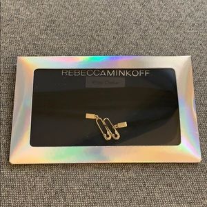 Baby Safety Pin Wrap Choker - Rebecca Minkoff